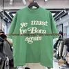 T-shirt da uomo CPFM Cactus Plant Flea Market T-shirt Uomo Donna CPFM XYZ Ye Must Be Born Again T Shirt Top Tee T240218