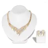 Necklace Earrings Set Foreign Trade European And American Style Exaggerated Earring Jewelry