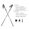 5Section Outdoor Fold Trekking Pole Camping Portable Walking Hiking Stick For Nordic Elderly Telescopic Easy Put Into Bag 1 PCS 240127