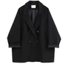 Fashion Korean Vintage Suit Jacket Female Oversized Women Blazer Outerwear Spring Autumn Office Business Wear Plus Size 240202