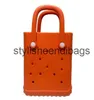 Totes Mini Rubber Summer Beach Bag Eva Водонепроницаемый путешественник на открытом воздухе ручная железная мешка для плавания Portableh24218