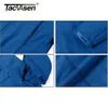 TACVASEN Effen Waterdichte Fleece Gevoerde Jas Heren Tactische Jas Softshell Uitloper Jas Windjack Outdoor Warme Kleding Mannetjes 240130