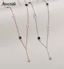 ATOZTIDE TRENDY LONG PENDANT CUBIC ZIRCONIA NECKLACES FÖR KVINNA CHOKER ROSE GOLD CLAVICLE CHEAL NACKLACES DROP 260C3937187