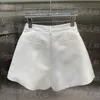 Short décontracté pour femmes blanches, Mini pantalon court Sexy, Design de ceinture, short de styliste de luxe