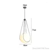 Hanglampen Nordic Drop Ball Led-verlichting Modern keukeneiland Slaapkamer Woonkamer Decor Hanglamp Bar Eetkamer Verlichtingsarmaturen