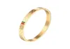 Pulseira da moda para mulheres vermelho e verde charme aço inoxidável banhado a ouro jóias amante pulseira de luxo casamento feminino bangle4343414