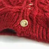 Maglione per bambini Natale Rosso Autunno Inverno Neonato Ragazza Abiti lavorati a maglia Manica lunga Bambini Bambino Cardigan Maglione Capispalla 240129