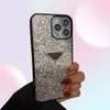 Bling Glitter Lentejuelas Cajas del teléfono para Iphone 13 Pro Max i 14pro 11 XS XSmax XR 8 7Plus Marca de lujo Diseñador de moda Mujeres brillantes 8014233