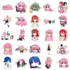 Gift Wrap INS Novelty Cartoon Cute Kawaii Pink Rock Stickers PVC Waterproof Decals for Kids Boys Girls Toys Gifts