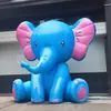 Atacado personalizado mascote feito elefante inflável decoração ao ar livre dos desenhos animados grande animal balão para publicidade