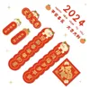 Mini Spring Festival Couplets Door Banners Chinese Year Decorations 2024 Of Dragon Sweet Cartoon Couplet Window Decor 240119