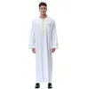 Chemises décontractées pour hommes Abaya Muslim Men Vêtements Islam Dresss Fashion Kaftan Pakistan Caftan Saudi Arabie Jubba Thobe Maroc Dubai Musulman