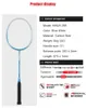 Raquete de badminton ninja 299 paixão p23 fibra carbono velocidade profissional raquete badminton 4u com linha 240122