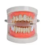 ニューヒップホップ歯歯歯用グリル銅ジルコンクリスタル歯歯科用グリルハロウィーンジュエリーギフトラップラッパーME2271815