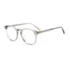 Temford TF5401 MENS OCH WOMENS Fashion Plate Myopia Lens Frame Business Personlig rundram