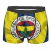 Mutande Fenerbahce National Flag Homme Mutandine Intimo da uomo Pantaloncini ventilati Boxer