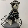 Abbigliamento per cani Maglione per cani di lusso Lettera Abbigliamento per animali Moda Maglione lavorato a maglia per cane Gatto Vestiti caldi per piccolo cucciolo Bulldog francese Forniture per animali T240218