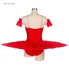 Abbigliamento da palcoscenico Tutù di danza classica professionale Costume da ballerina per ragazze adulte Abito tutù in tulle rigido con fasce morbide incluse