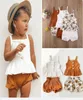 Retailwhole Baby Floral Tracksuit Clothing Set 2st Set Vestshort Girls Outfits Children Designers Kläder Kids Boutique 3 5966501