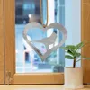 Party Decoration Valentine's Day Hanging Ornaments 2d Metal Pendant Heart Shape Gaffors Inhoor Home