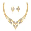 Necklace Earrings Set Foreign Trade European And American Style Exaggerated Earring Jewelry