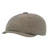 Beret Beret Hat Tweed Fashion British Classic Sboy Fall Winter Golf Painter Cabbie do podróży wędkarstwa