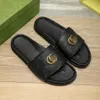 Sandali firmati da uomo di moda lettera g intagliata sandalo casual infradito neri diapositive moda di lusso famosi designer sandali da uomo slider