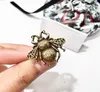 Copperplated Golden Retro Insect Bee Ring Brand Designer Jewelry Rings Men Ring Promise Rings för par 6951141