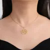 Łańcuchy upodobań Necronomicon wisiorek Naszyjnik ze stali nierdzewnej Demon Vintage Sigil Jeweling Biżuteria
