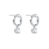 Swarovskis – boucles d'oreilles de styliste pour femmes, qualité originale, charme et élégance, nouveau diamant en cristal, cadeau de saint valentin