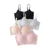 Reggiseni 3 pezzi confortevole reggiseno sportivo senza cuciture push up attivo per le donne biancheria intima femminile reggiseno sexy comfort lingerie bralette