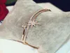 Agood pulseiras de ouro rosa de alta qualidade para mulheres pulseiras de strass festa de casamento acessórios de joias 6101607
