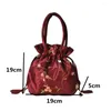 Shopping Bags Purse Wallets Data Line Storage Bag Women Flower Handbags Jewerly Packing Hanfu Drawstrings Small