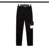 23 Pantaloni cargo elastici con tasca con cerniera in pietra di design nuovo autunno Pantaloni casual da uomo di fascia alta30-36