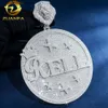 Luxury Hip Hop Pendent 925 Silver Pendant Tiger Bail VVS Moissanite Diamond Jewelry 3D Iced Out Custom Diamond Pendent