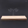 Jewelry Pouches Earring Stand Detachable Acrylic Display Storage Rack For Pography Retail Store Hook Shape