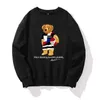 Erkek Hoodies Sweatshirts Marka Kalitesi Kültürü Sweatshirt Spor Ayı Bahar Sonbahar Çocuklar Pamuk Süveter Uzun Kollu Erkek Kız Kızlar Moda Çocuk Üstleri T240217