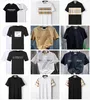 Mens Designer T-shirt Preto Branco Bege Xadrez Stripe Marca Puro Algodão Luxo Polo Camisas Respirável Slim Casual Camiseta Rua Mesmo Estilo Verão Mens Mulheres Camiseta