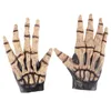 Cykelhandskar Halloweencostume Claw Scary Bone Glove Prop Props Adult Hand Latex Hands