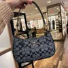 TOP Nouveau Denim Sac sous les bras Parfumé Breeden Ningfeng Simple Épaule Bandoulière Teri Double Womencode Designer sacs vente de sortie