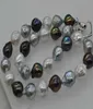 Drobna perłowa biżuteria szara czarna naturalna biała 13 mm Kasumi Pearl Naszyjnik3080752