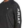 oringinal ariat Charger tshirts للرجال تجفيف سريع القمصان طويلة الأكمام غير رسمية بالإضافة إلى المحملات الكبيرة المتوسطة تسلق صالة الألعاب الرياضية 240129