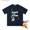 T-shirts pour hommes Puff Imprimer Piégé dans le temps BROKEN PLANET T-shirt Hommes Femmes Meilleure qualité Top T-shirts T-shirt T240218
