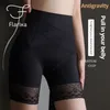 Kadın şekillendiricileri flarixa artı beden shapewear kadınlar için yüksek bel şekillendirici külot çapraz zayıflama iç çamaşırı güvenlik şortu Bulifter gövdesi