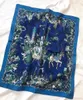 Luxury 100 Pure Silk Scarf Women Square Retro Ladies Headband Paris Neck Ring Sal Summer Spring Scarves Quality 5050CM3244128