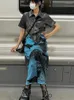 Röcke Vintage Moda Schwarz Blau Schmetterling Print Faldas Chinesischen Stil Tie Dye Rock Gothic Streetwear Hohe Taille Lose Casual Falda