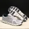 5 Scarpe da corsa per esterni Scarpe da ginnastica con piattaforma di design Nuvole Sport ammortizzanti Tutto nero Bianco Grigio per donna Scarpe sportive da ginnastica da uomo