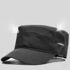 Big Head Man Outdoors Waterproof Large Size Army Flat Cap Men Summer Polyester Plus Mesh Military Hat 5560cm 6065cm 240130