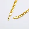 Jewelry neck chain mens NK thick gold chain thick silver plated side Necklace CUBAN CHAIN