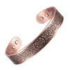 Bracelets en cuivre pur bracelet pour femmes hommes bracelet magnétique énergétique s gros manchettes bijoux de soins de santé2592166 livraison de chute dhnwz